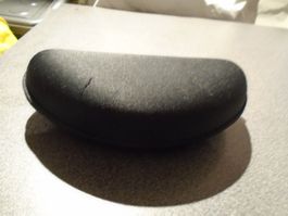 Brillenetui, schwarz, Reissverschluss