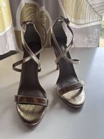 Goldene Sandalen Gr. 38