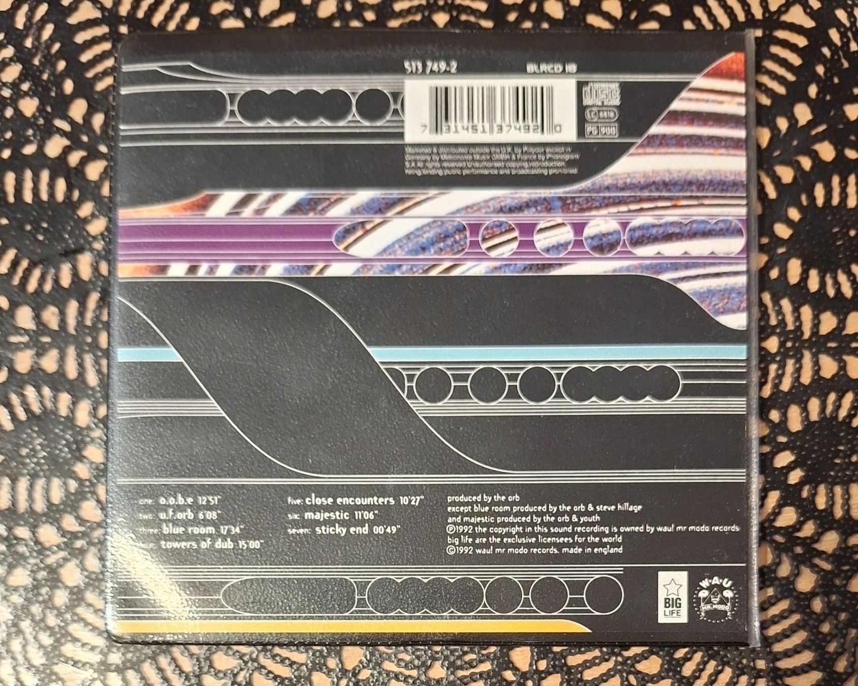 CD: The Orb - U.F.Orb, UK Elecronic CD Album 1992 – Usato da Amriswil venduto da Celini3 1