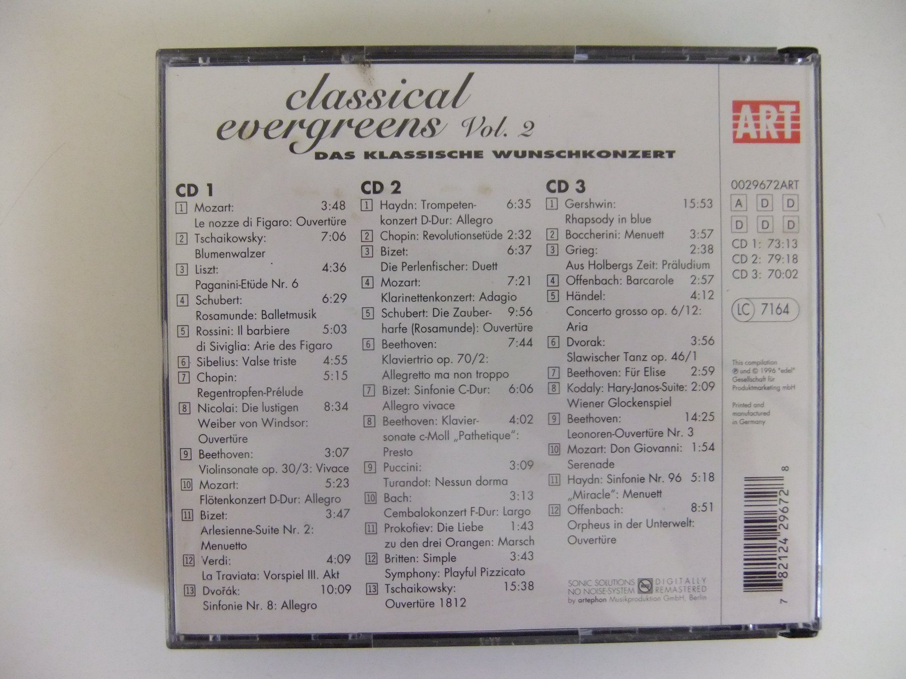 CDs: 3 CDs Klassisches Wunschkonzert in Box – Gebraucht aus Hemishofen von Lany 1