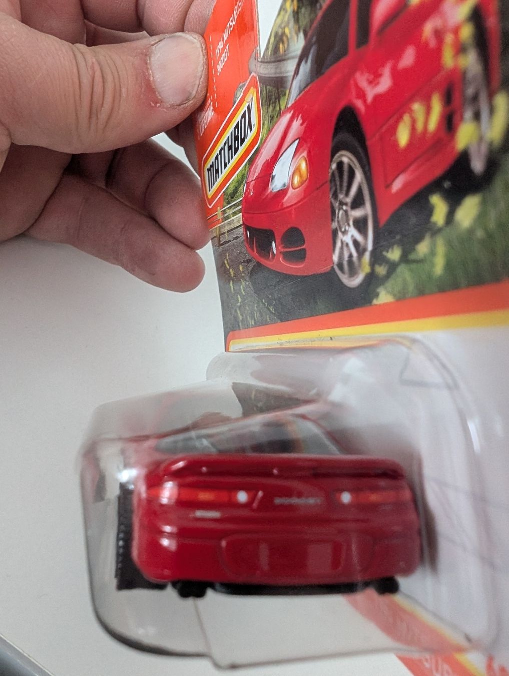 Matchbox Modellautos: Matchbox Mitsubishi 3000GT rot, neu – Neu und originalverpackt aus Davos-Platz von v2cat 3