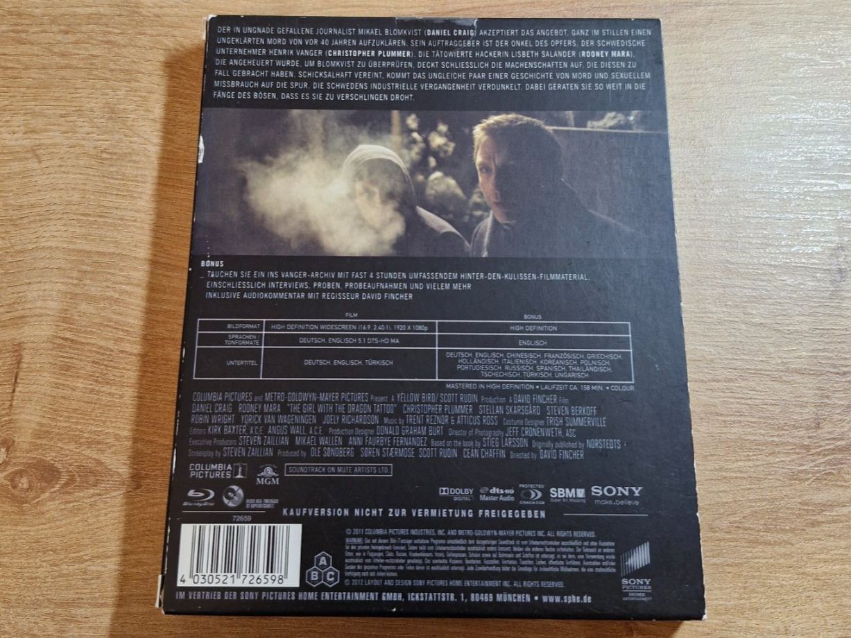 Tutti i DVDs: Verblendung (2011) Bluray – Usato da Pfungen venduto da Whitie 1