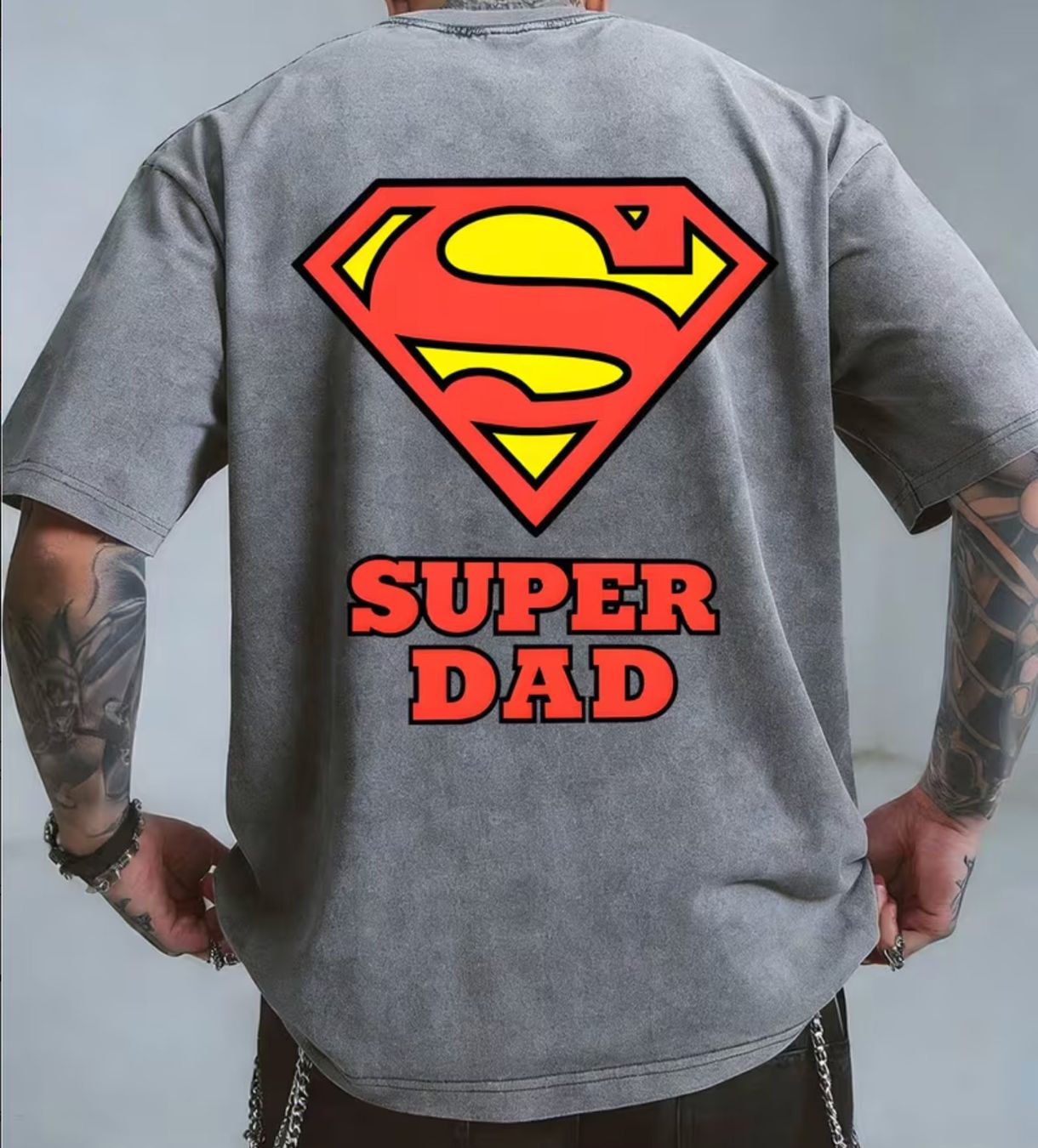 T-shirts: Super Dad T-Shirt – D'occasion à Reinach BL par Deinfashion 2