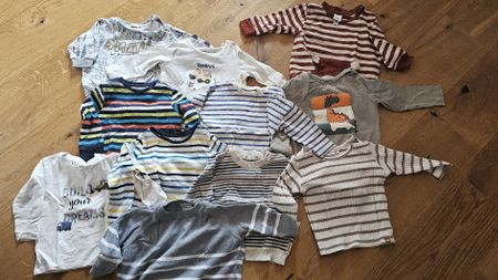 11 Langarmshirts & dünne Pullis Gr. 62-84