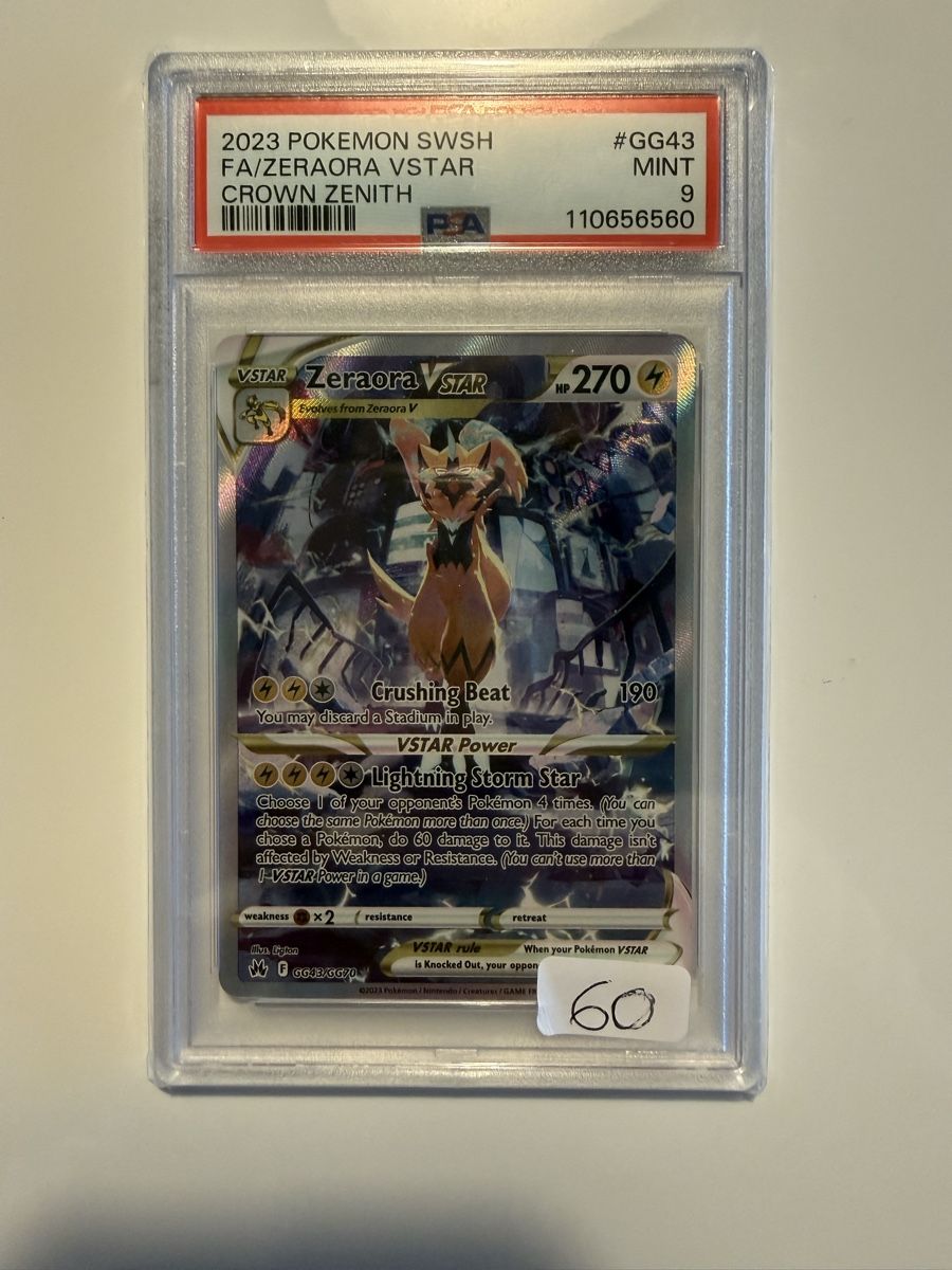 Pokémon Carte collezionabili: Pokemon Karten Zeraora VSTAR PSA – Usato da Buchs SG venduto da 21pintotcg