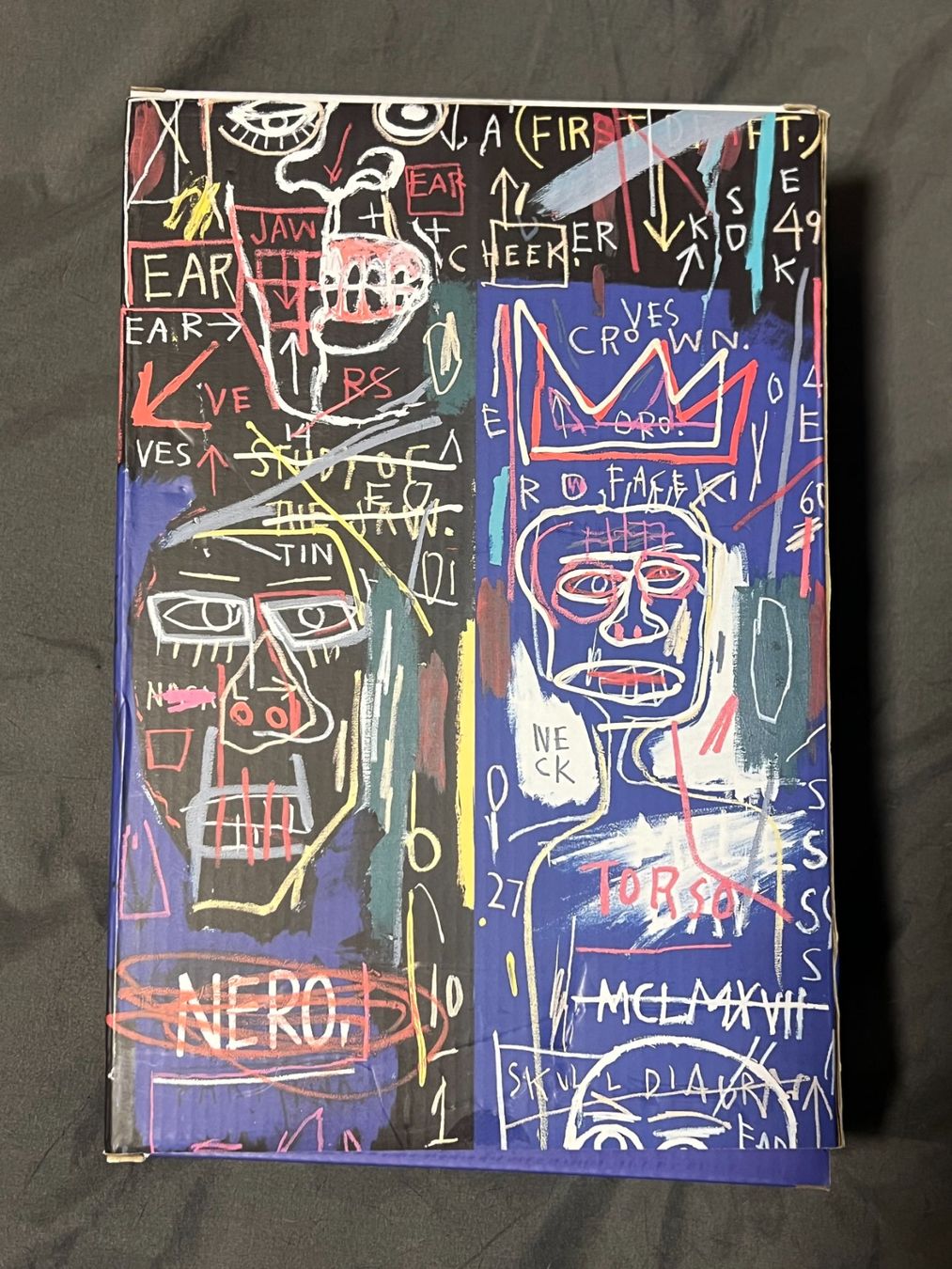 Statuette: Baebrick Jean-Michel Basquiat 400% / 100% – Nuovo e nell'imballaggio originale da Boppelsen venduto da vanrijn 2