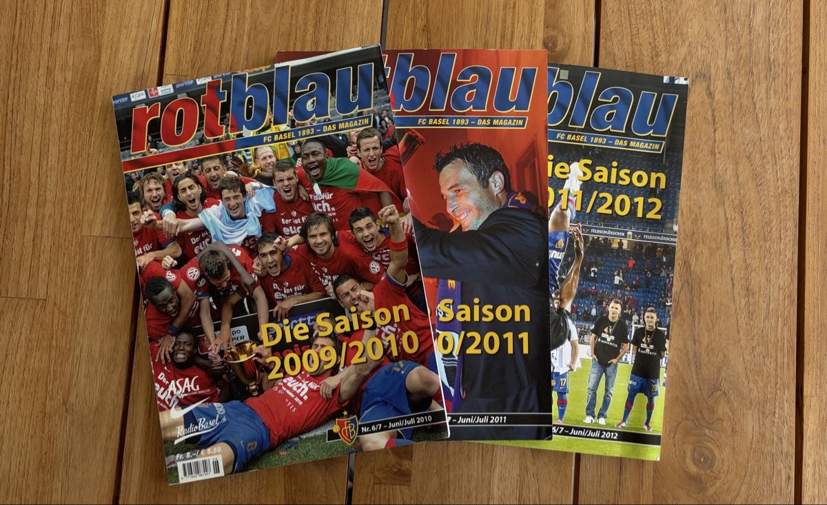 Riviste & Magazine: FC Basel 1893 Rotblau Magazin Sammlung – Usato da Büron venduto da B1893 1