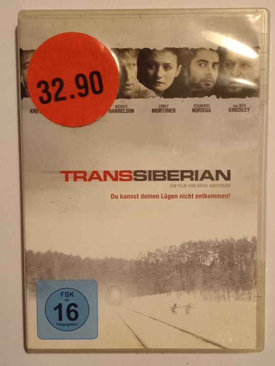 B3 DVD - TRANSSIBERIAN (deutsch) - neu, nie abgespielt (Neu (gemäss ...