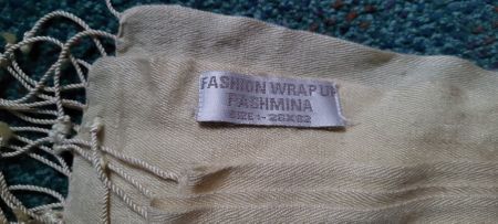 Echter Pashmina Schal 66x202cm