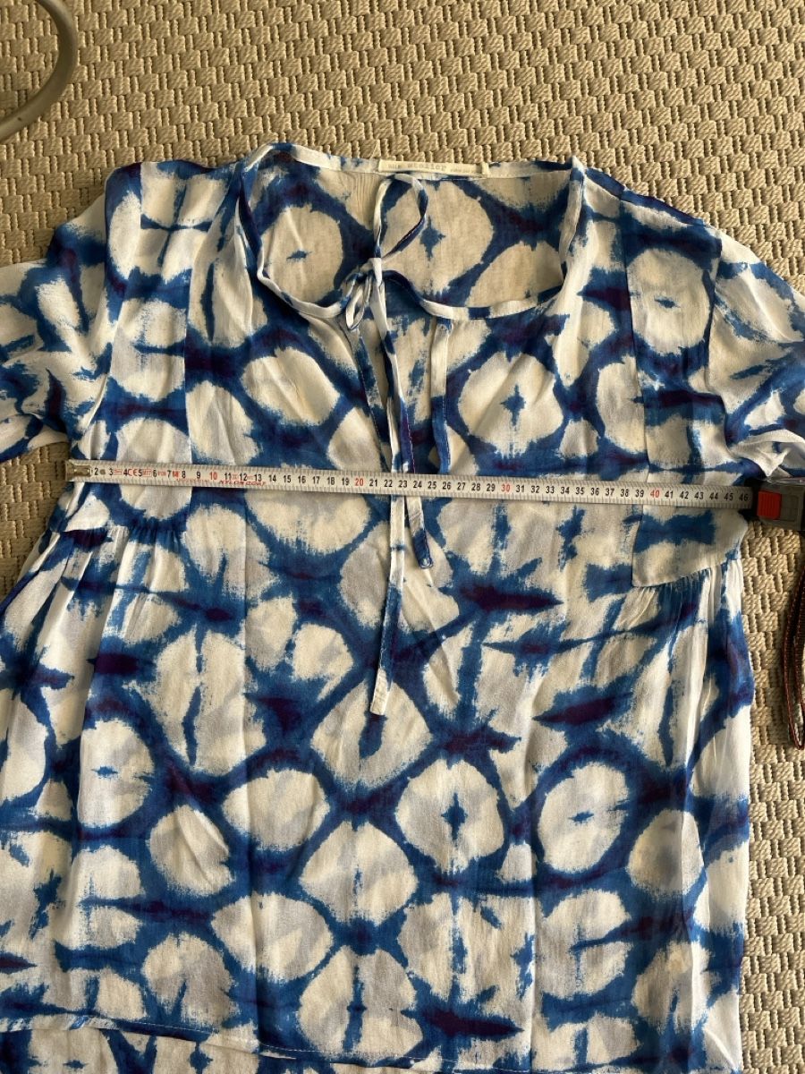 Nile Camicette: Bluse, Nile, blau/weiss, XS – Usato da Solothurn venduto da Bobesch08 5