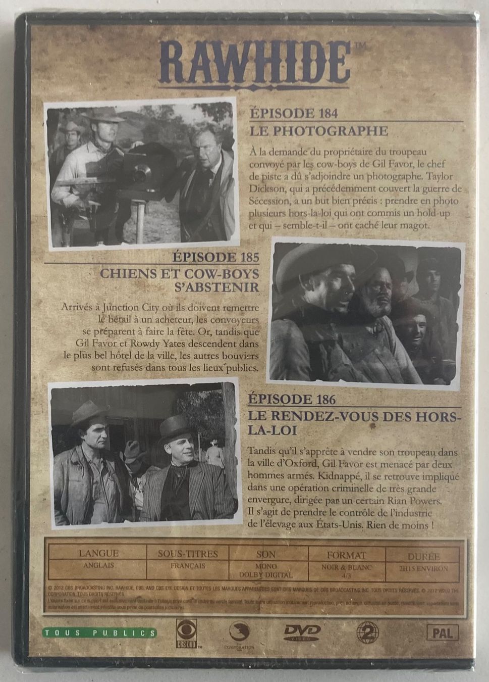 Tutti i DVDs: CLINT EASTWOOD - RAWHIDE N°62 – Usato da Poliez-Pittet venduto da Newtown-Records 4