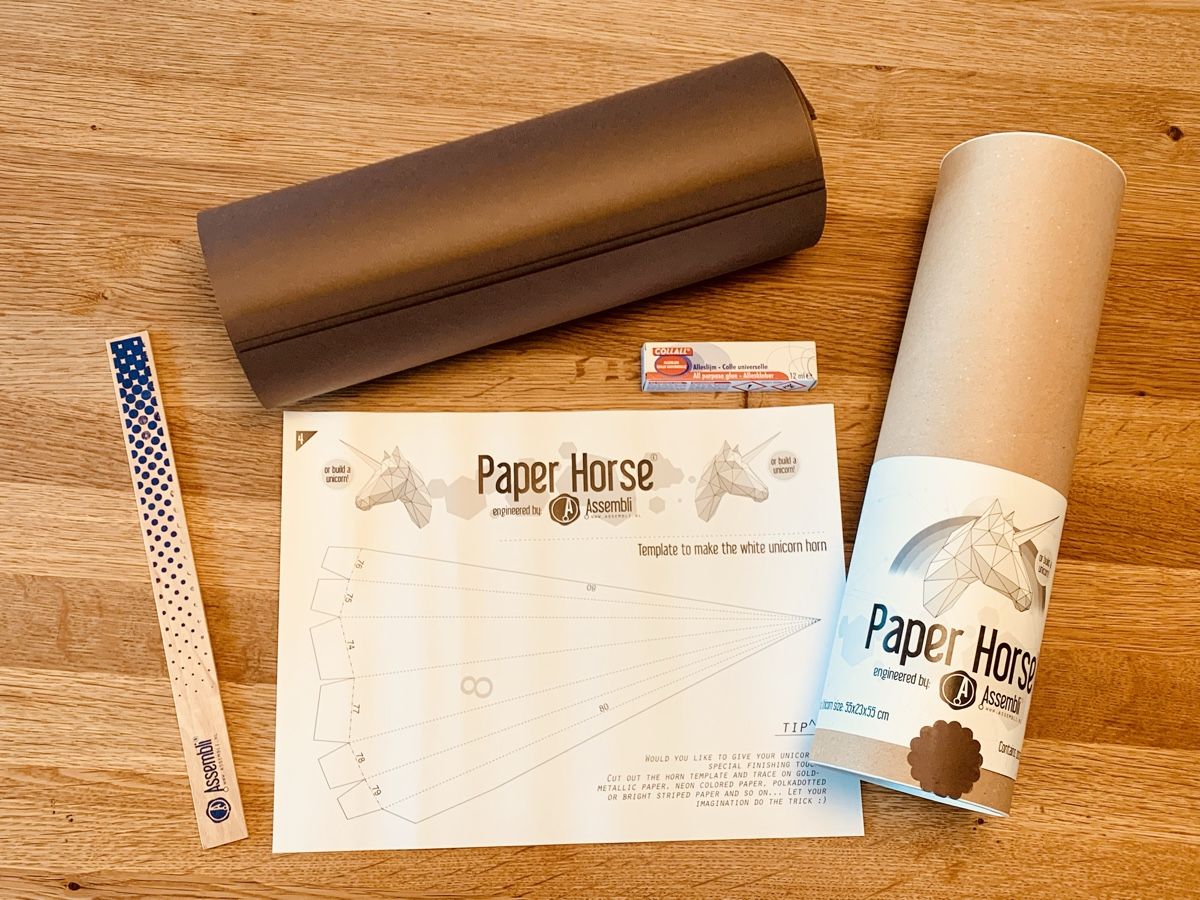 Kit bricolage: Bastelbogen Pferd / Einhorn von Assembli – Nuovo e nell'imballaggio originale da Fehraltorf venduto da nolram75 1