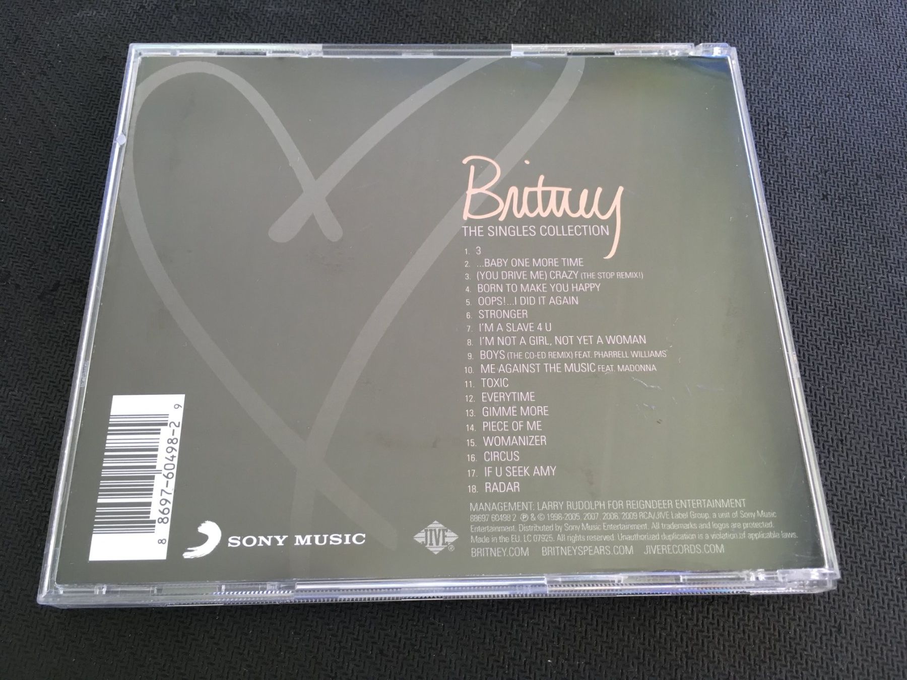 CD: Britney - The singles Collection -CD- – Usato da St.Gallen venduto da MedienJoe 2
