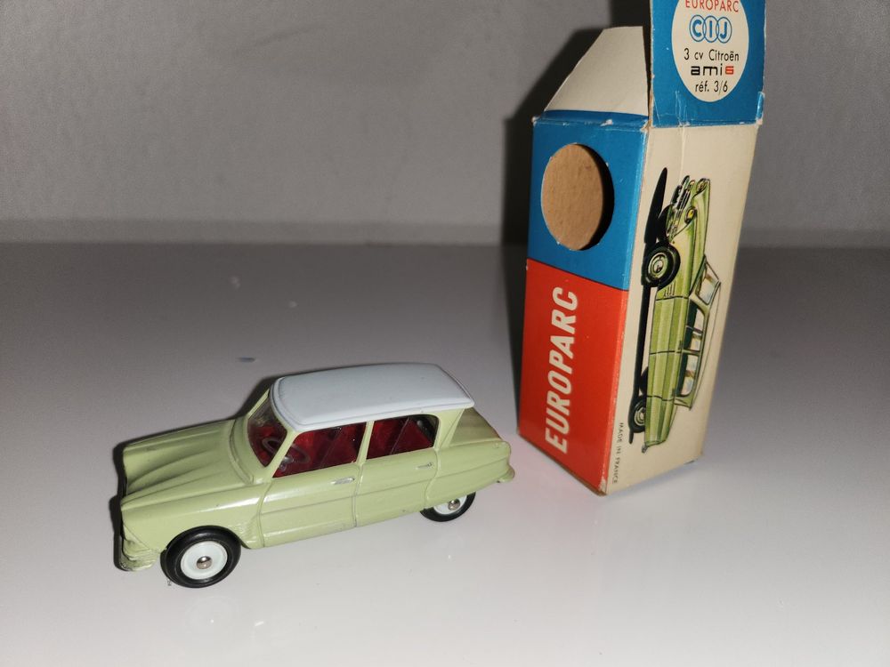 Miniature CIJ EUROPARC 1/43 Citroën Ami 6 3CV 1960 - Réf 3.6