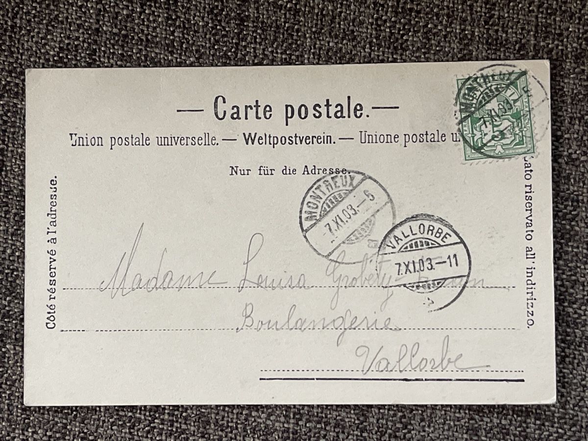 Ansichtskarten: alte Ansichtskarte, Mont-Blanc Observatoire 1903 – Gebraucht aus Strengelbach von Aschatan5 1
