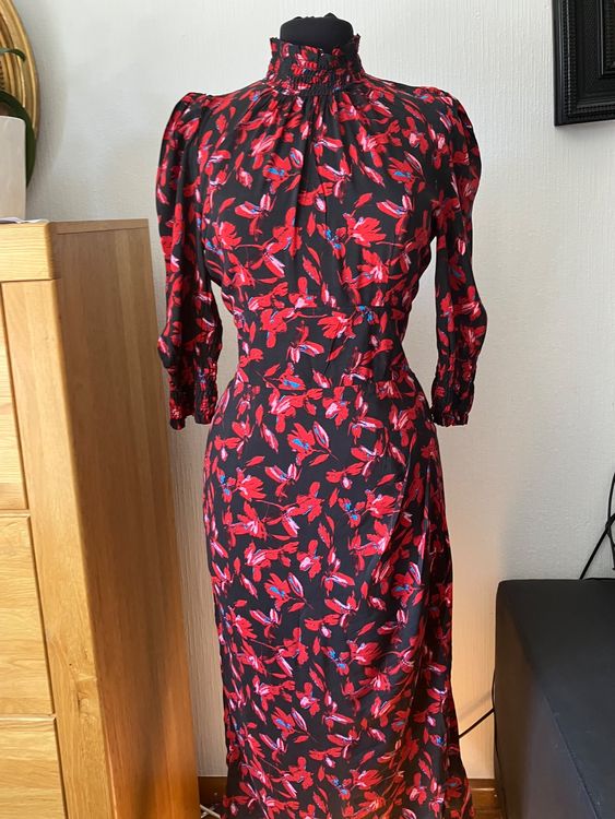 Robe fluide imprimé floral vert Ikks | La Redoute