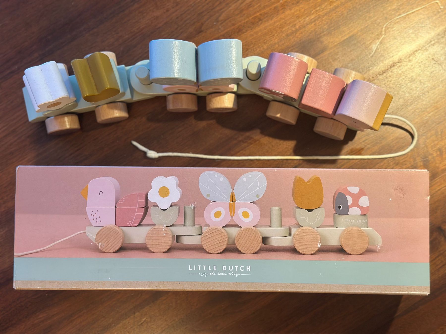 Spielzeuge: Stacking Train - Little Dutch - Steckformen-Zug – Gebraucht aus Winkel von quarterhorse 1