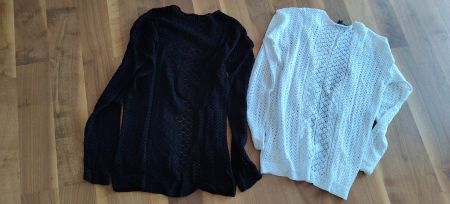 Baumwoll-Strick-Jacke