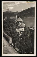 AK Locarno, Madonna del Sasso, 1928