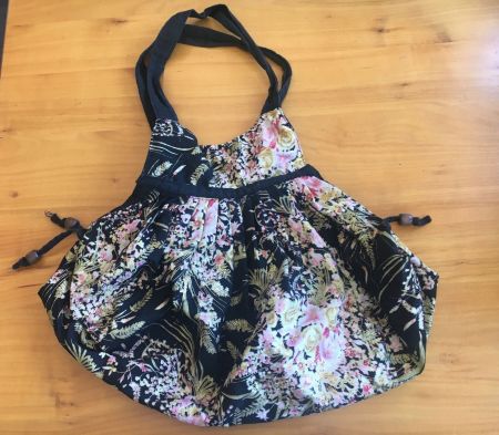 Baumwolltasche mit Blumenmuster