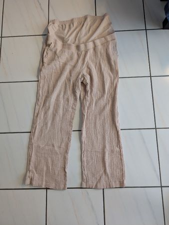 Musselin Schwangerschafts Hose Grösse L