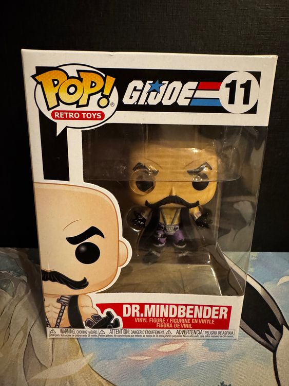 G.I. Joe Dr Mindbender POP Retro Toys #11 Vinyl Figure Funko