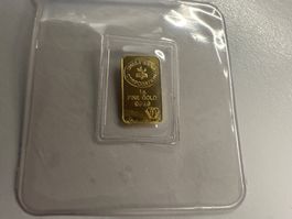 1g Goldbarren Swiss Bank