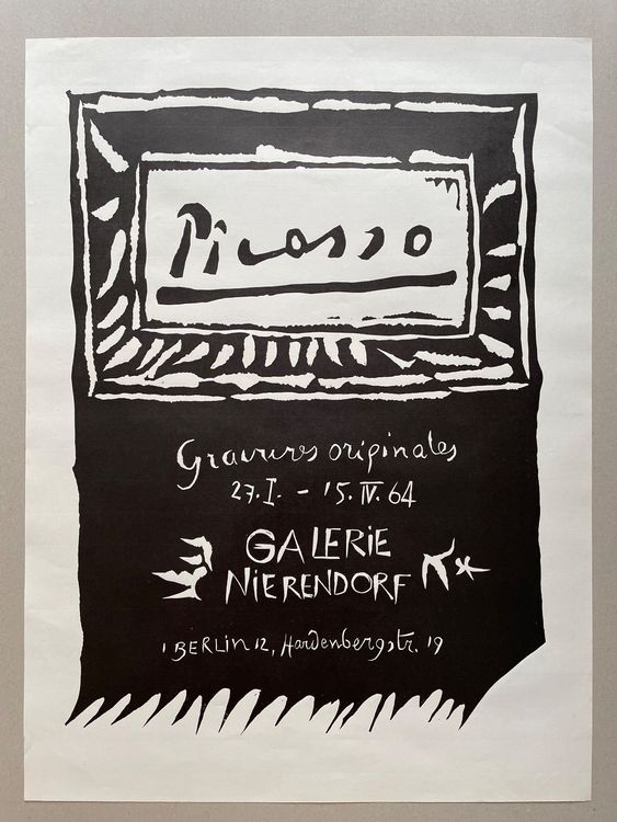 Picasso, Galerie Nierendorf Berlin 1964, Limitierte Auflage! Kaufen