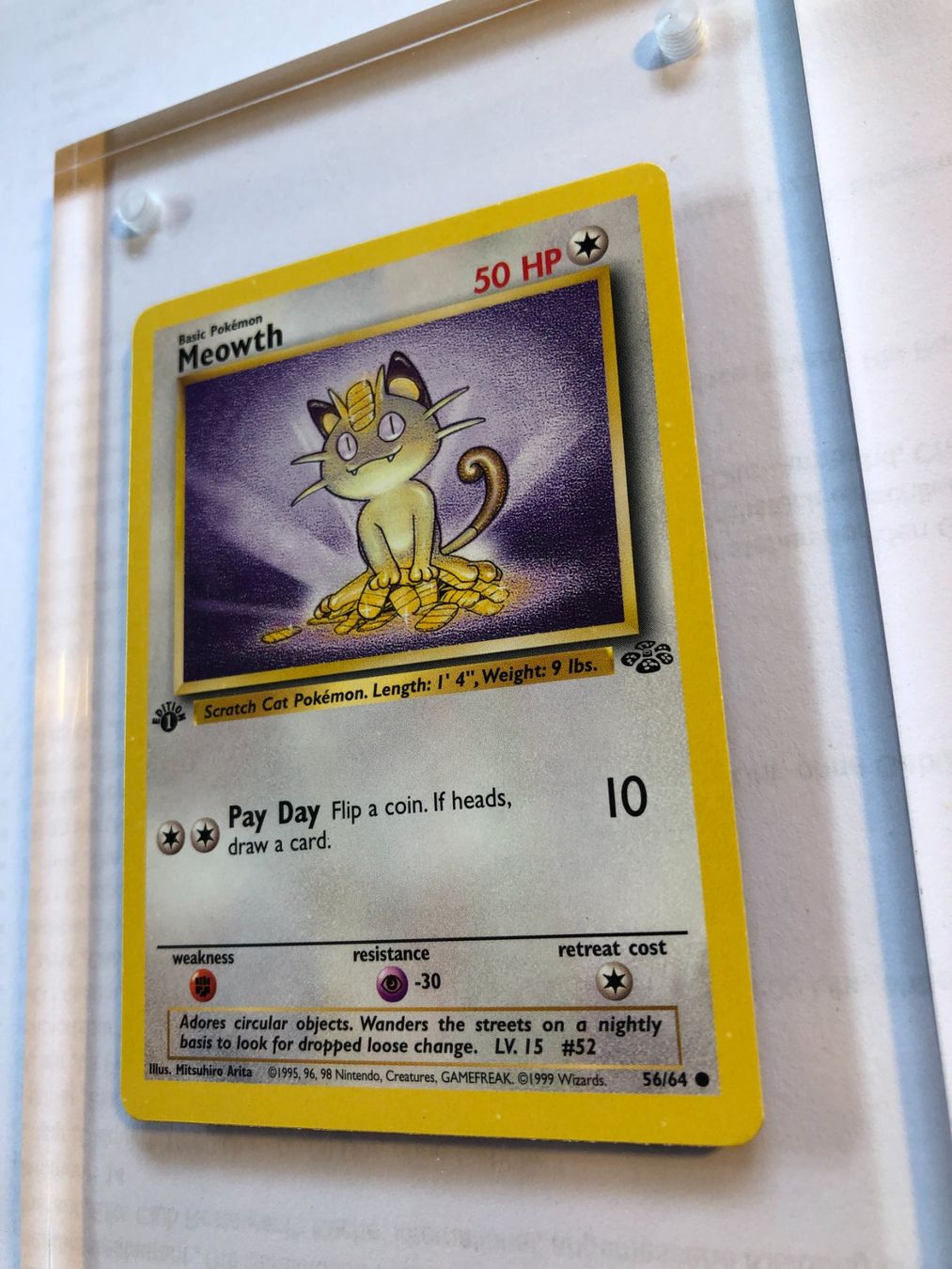 Sammelbilder & Trading cards: Meowth 1st Jungle - NM - ab 1.- – Gebraucht aus Giubiasco von dan_pr8b 2