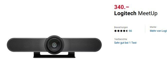 Logitech Webcam: Logitech MeetUp TV Cam – Usato da Collonges venduto da arashee 2