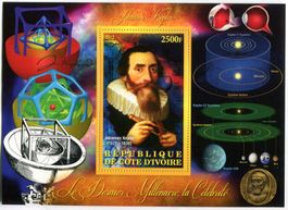 Block "Johannes Kepler. Astronomie". Elfenbeinküste.