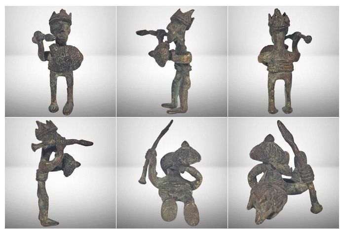 Figuren: 🗿 Afrikanische Bronze Kriegerfigur – Benin Stil ✨ – Gebraucht aus Saland von EDI_Saland 7