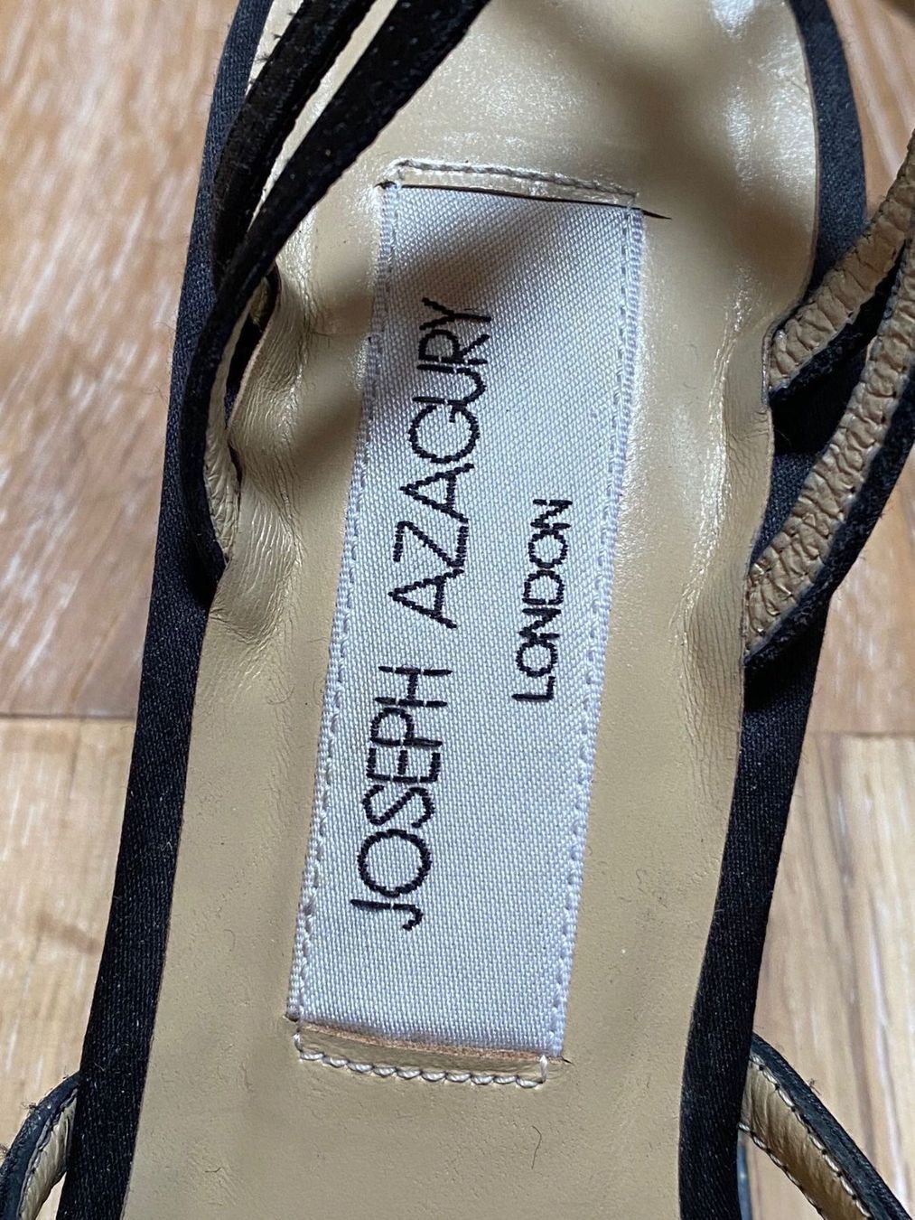 Scarpe da donna: Belles chaussures noires de soirée  'Joseph Azagury' – Usato da Grund b. Gstaad venduto da PlageNeige 1