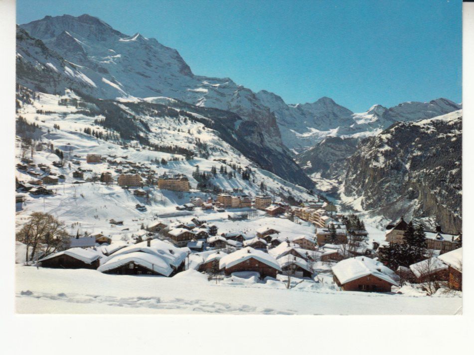 Ansichtskarten: Wengen ca. 1970 – Gebraucht aus Bürglen TG von StampGraf