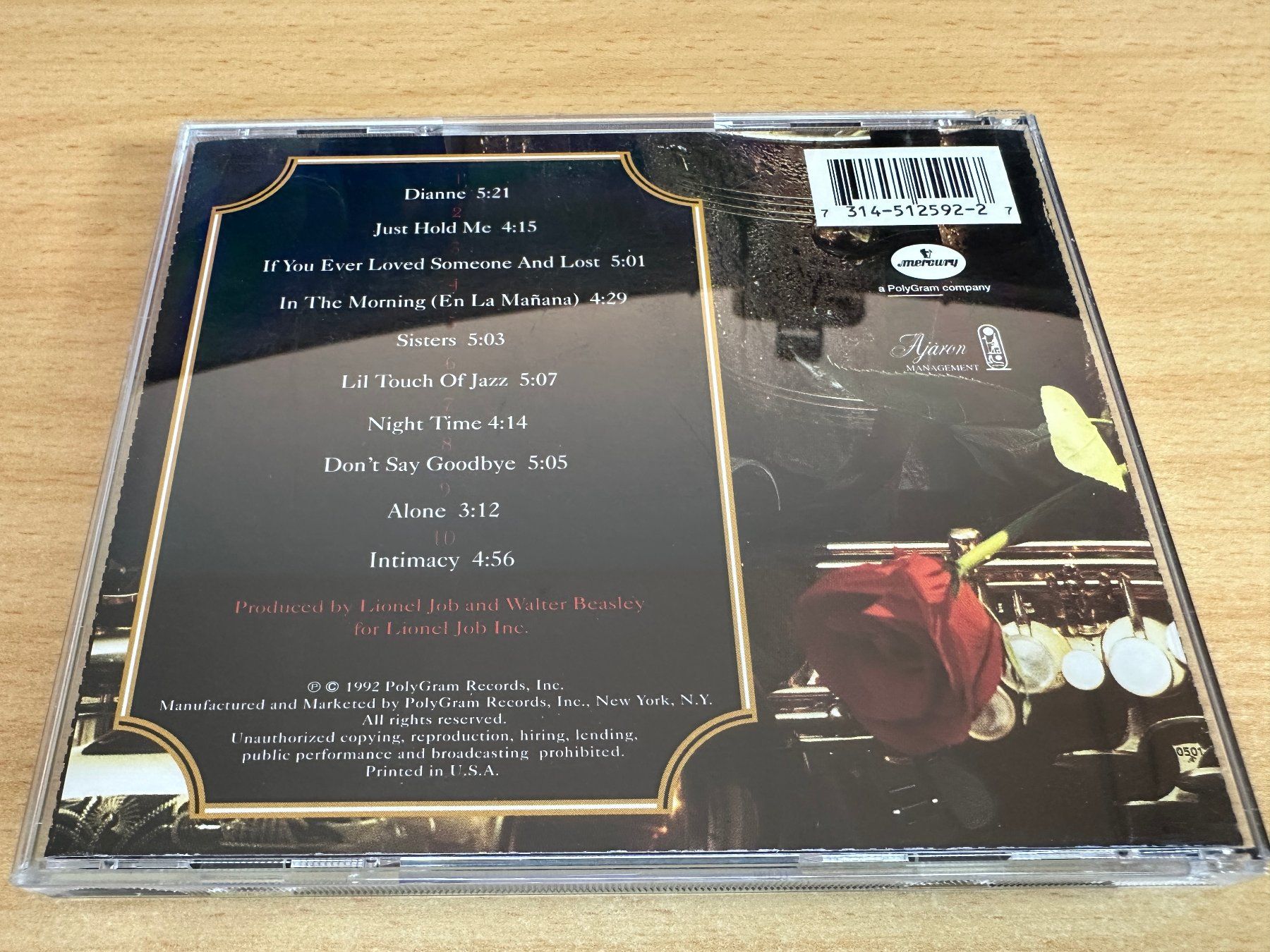 CDs: Walter Beasley – Intimacy – D'occasion à Rikon im Tösstal par Alpenmutz 1