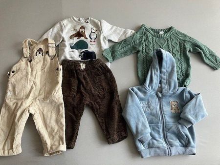 Lot de 4 vêtements pour bébé garçon taille 80cm