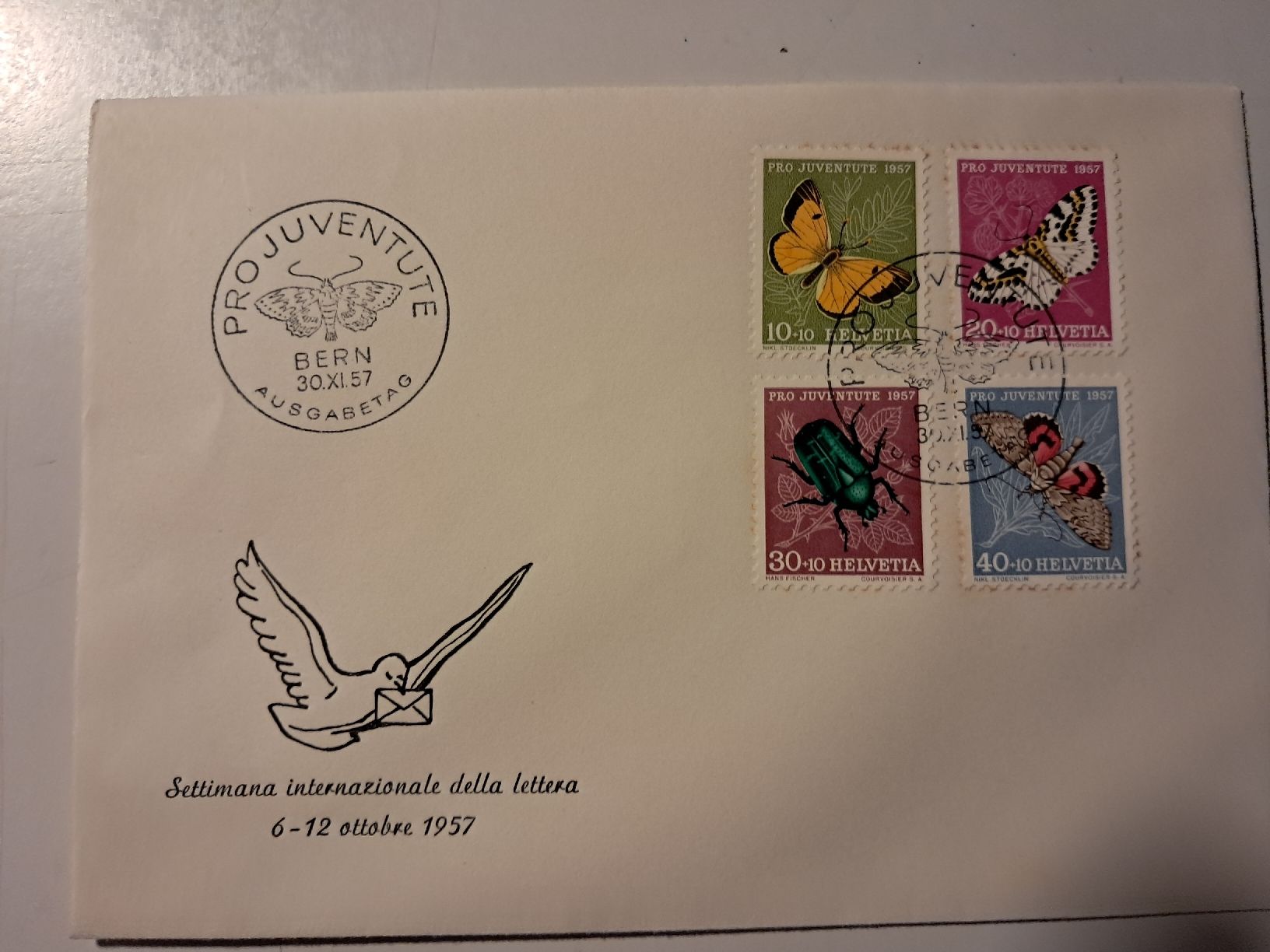 Buste & buste per spedizione: pro juventute 1957 – Nuovo (secondo la descrizione) da Gorduno venduto da ema_7yhp