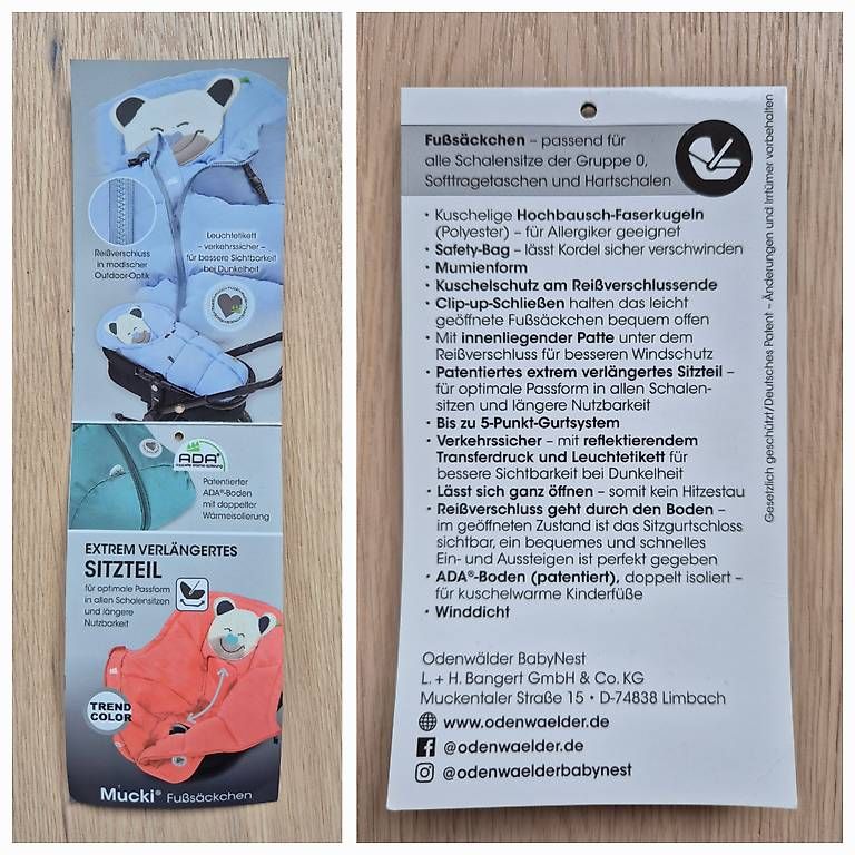 Odenwälder Schlafsäcke: Fusssack Muki Odenwälder – Gebraucht aus Humlikon von Holly8 2