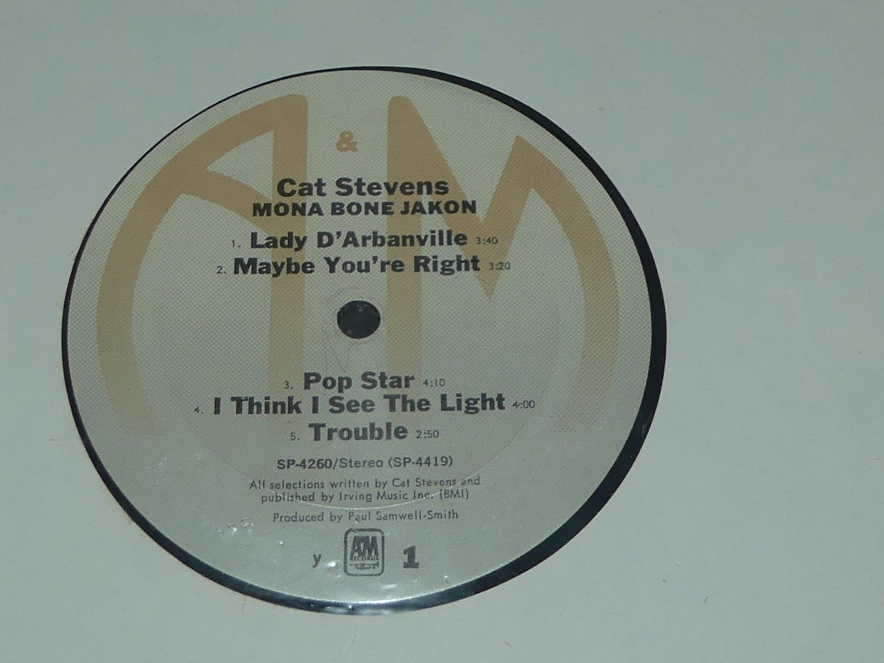 Schallplatten: CAT STEVENS: MONA BONE JAKON - USA – Neu (gemäss Beschreibung) aus Fahrwangen von Swirl2 2
