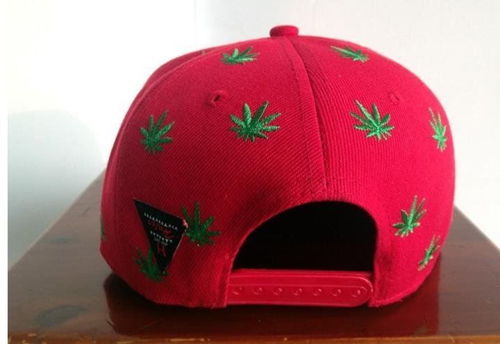 Copricapi, berretti & cappellini: Basecap Marihuana Weed Gras Pott ROT THC klein Baseball Cap – Nuovo e nell'imballaggio originale da Dättlikon venduto da easythings 3