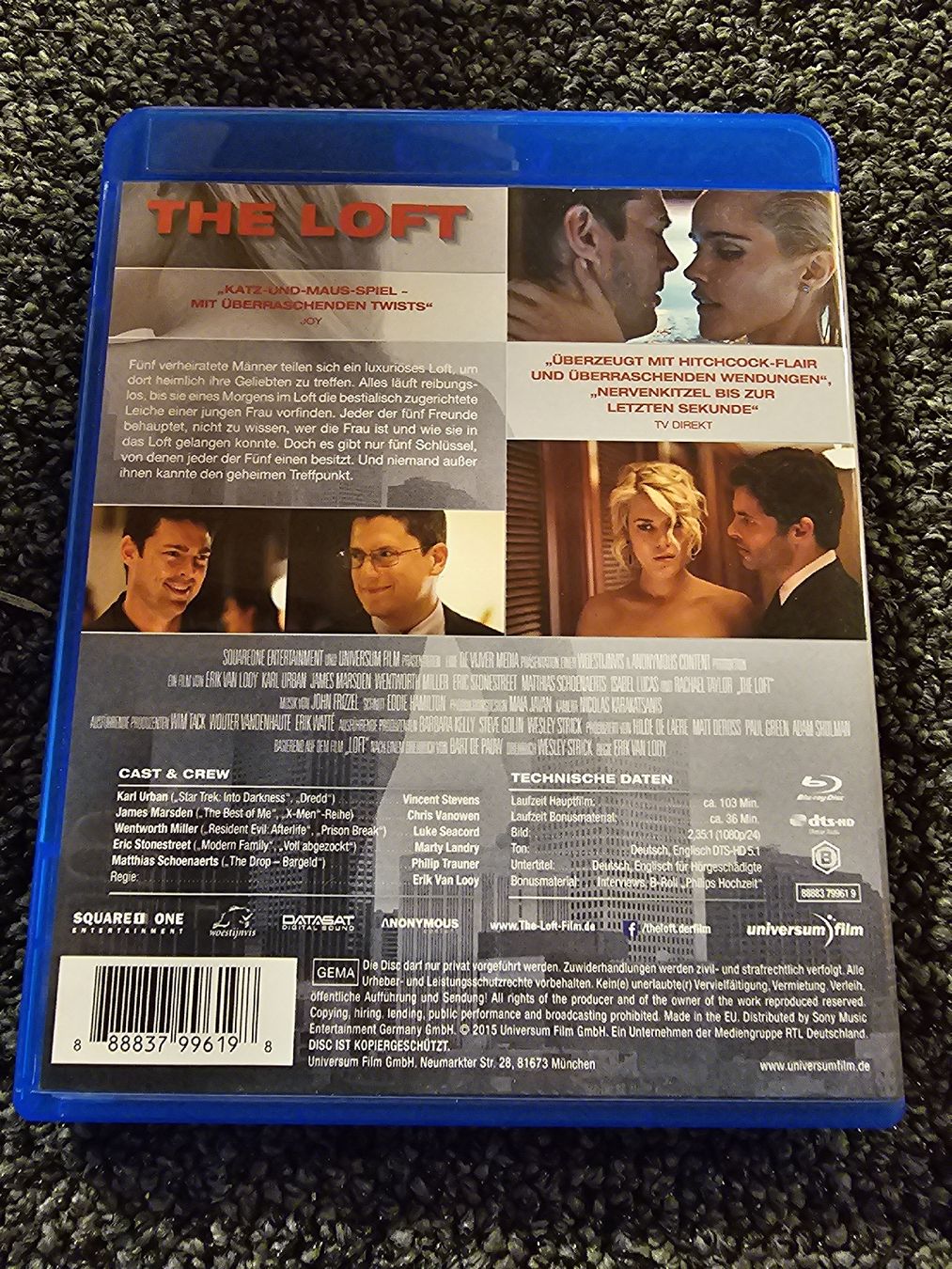Tutti i DVDs: Blu-Ray: The Loft  – Usato da Ruswil venduto da jan_bxl5 1