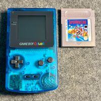 Gameboy Color Blau +  Super Mario Land auf Deutsch