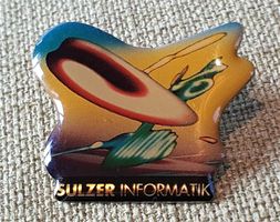 E181 - Pin SULZER Informatik Kunst Pin