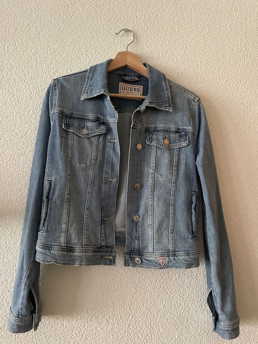 Guess Jacken: Guess Jeans Jacke Damen, XS, Hellblau – Neu (gemäss Beschreibung) aus Pfäffikon ZH von PaoM