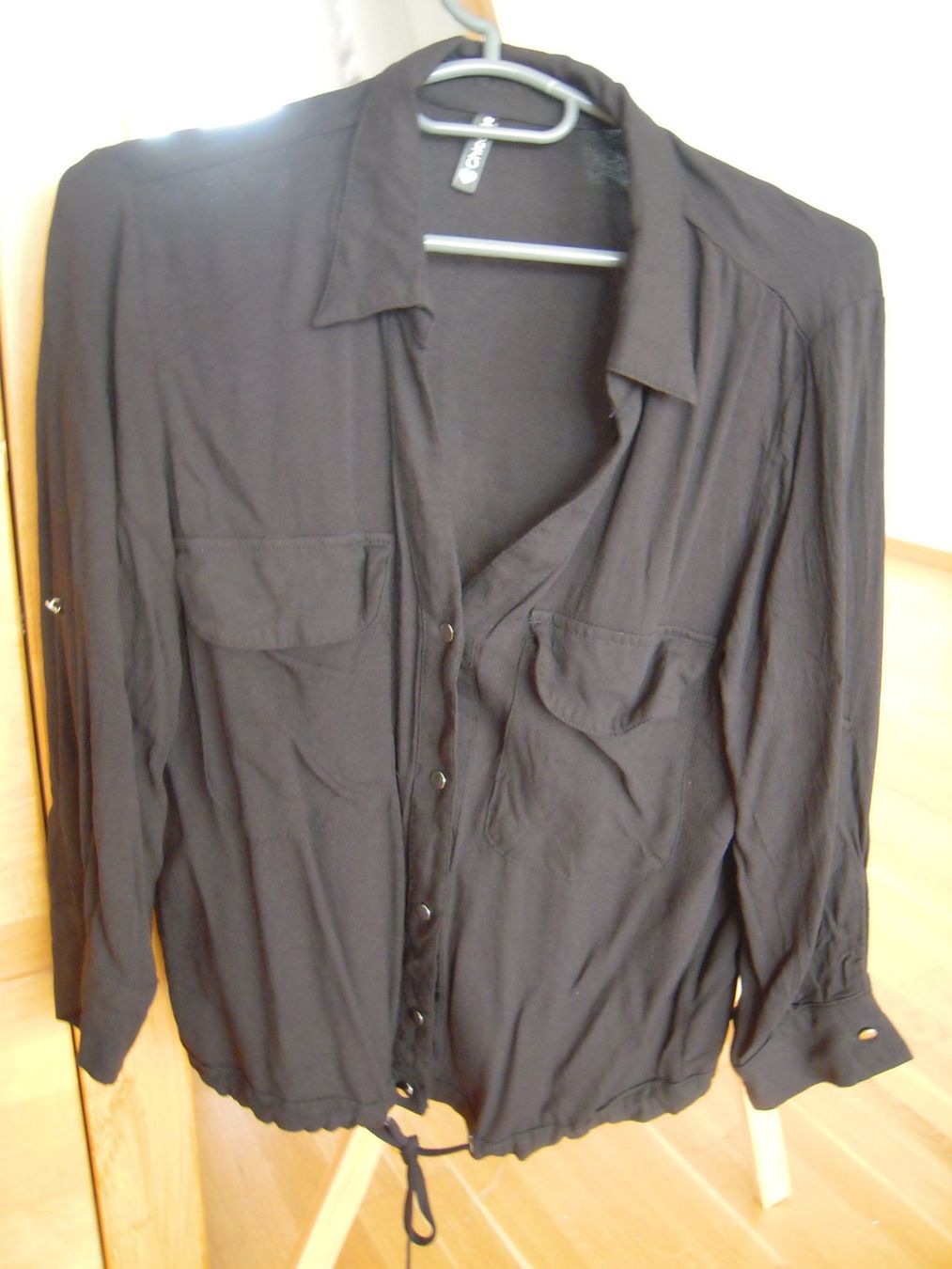 Camicette: Schwarze Bluse Chicoree Gr S – Nuovo (secondo la descrizione) da Uzwil venduto da visions77 3