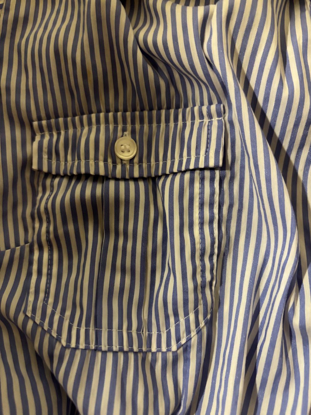 Camicette: H&M Bluse, gestreift, hellblau, Gr. 40, Damen – Usato da Weissbad venduto da FlickflauderY 3