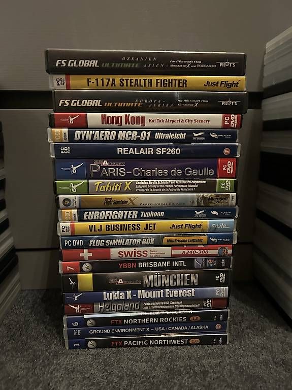 Microsoft Giochi: Riesiges PC Flight Simulator Add-on Paket – Usato da Däniken SO venduto da Loeren1 1