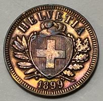 2 Rappen - 1899 B