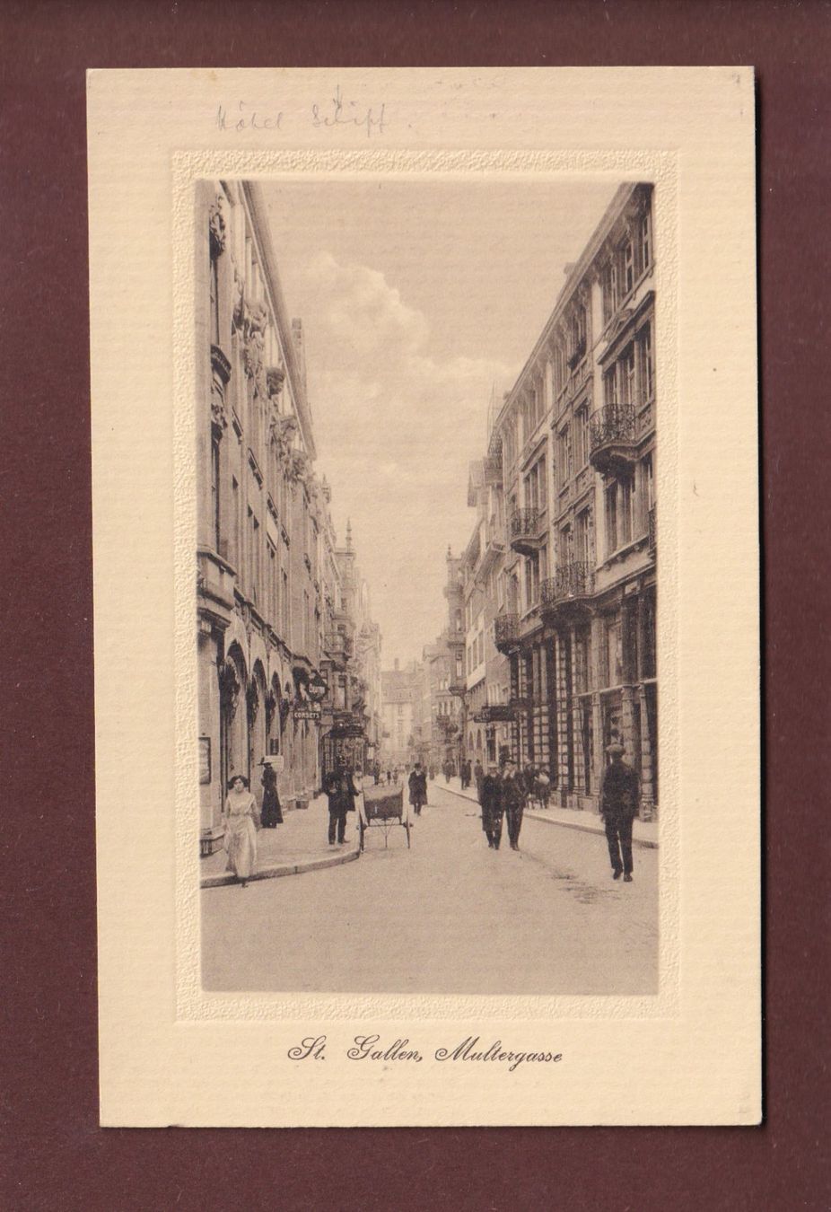 Cartes postales: ST. GALLEN - Multergasse – D'occasion à Pully par nicecards
