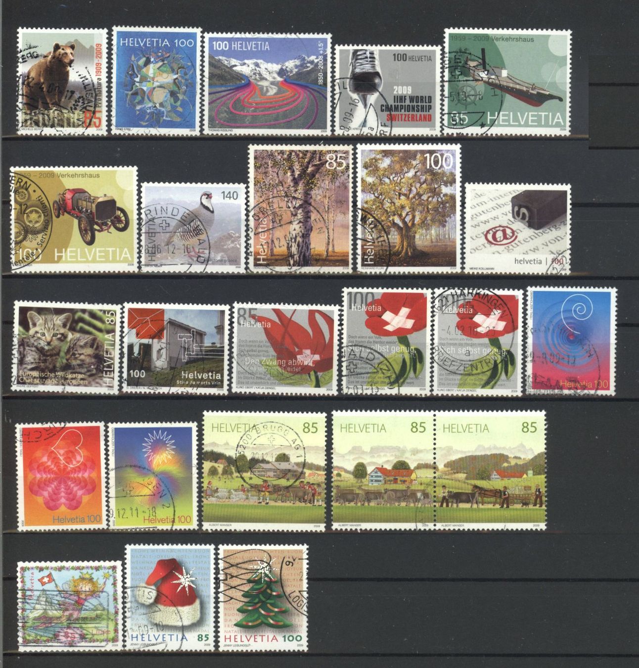 Tutti i francobolli: 2009, Restlot, gestempelt – Usato da Willisau venduto da Vollstempel
